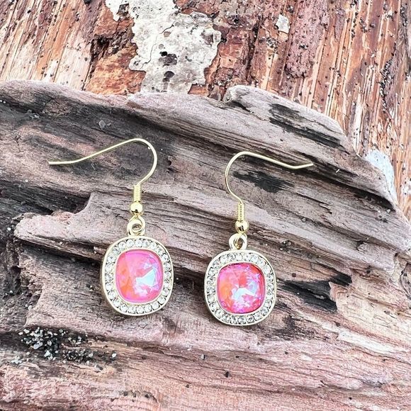 Handcrafted earrings with Swarovski crystal - Picture 3 of 5